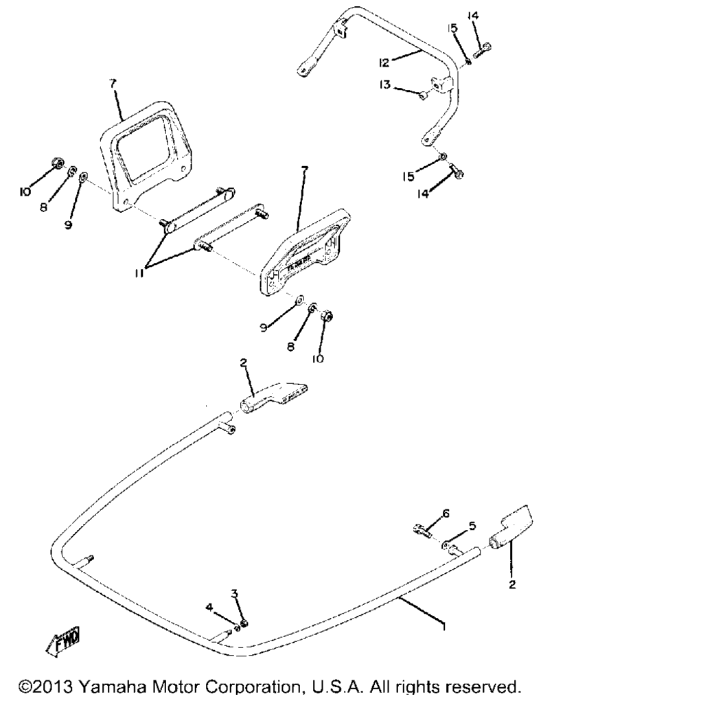 Схема узла Бамперы