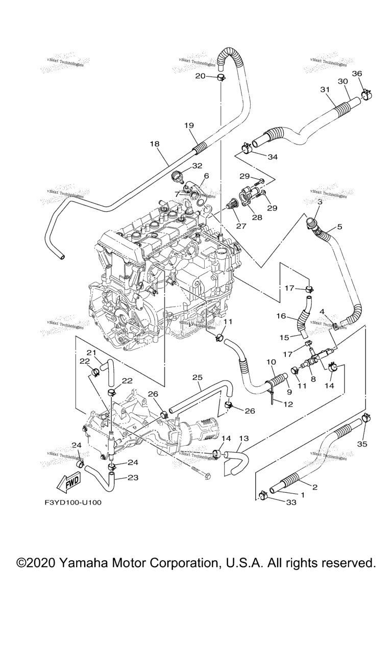 Схема узла Выпускные Системы 2
