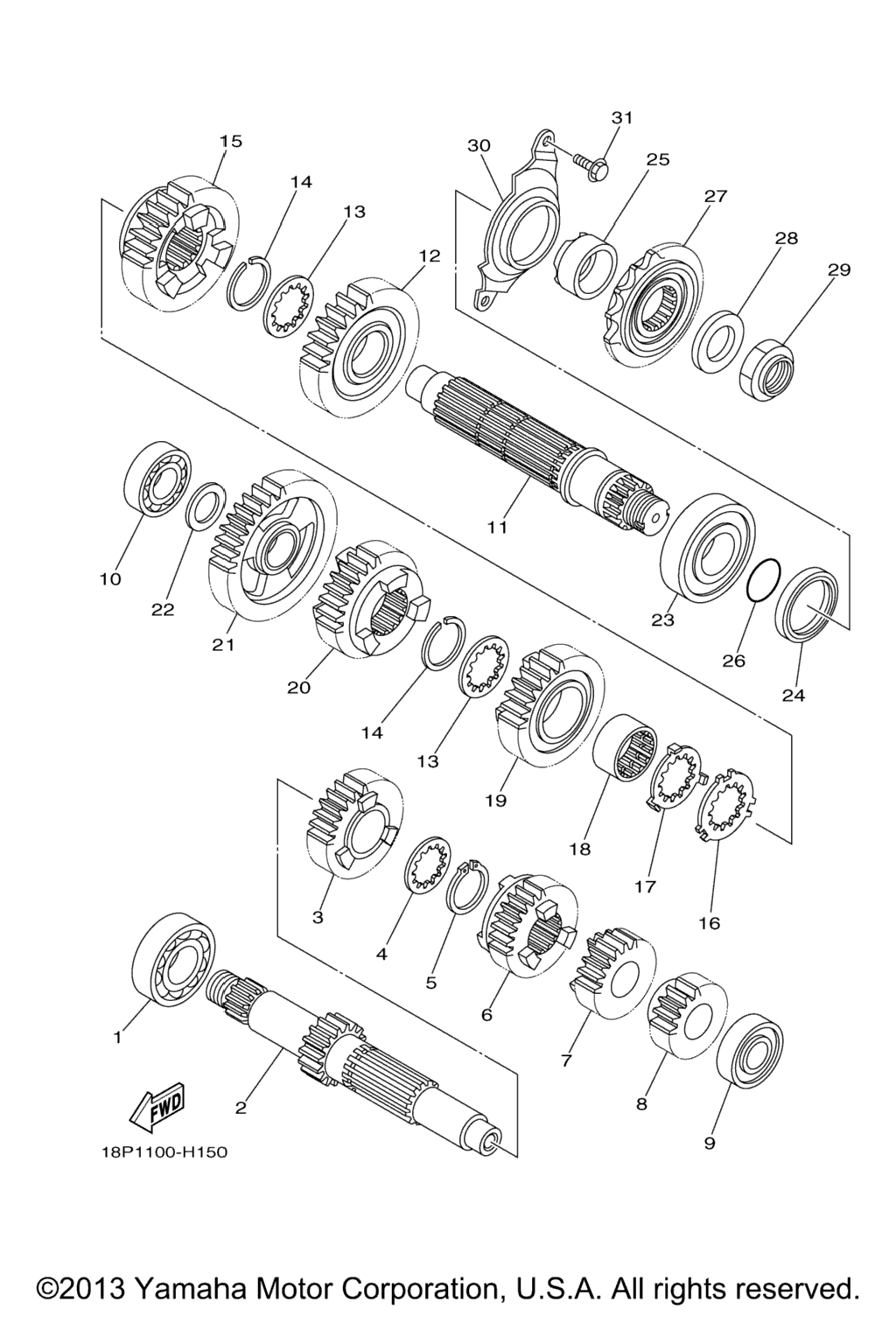 Схема узла Трансмиссии