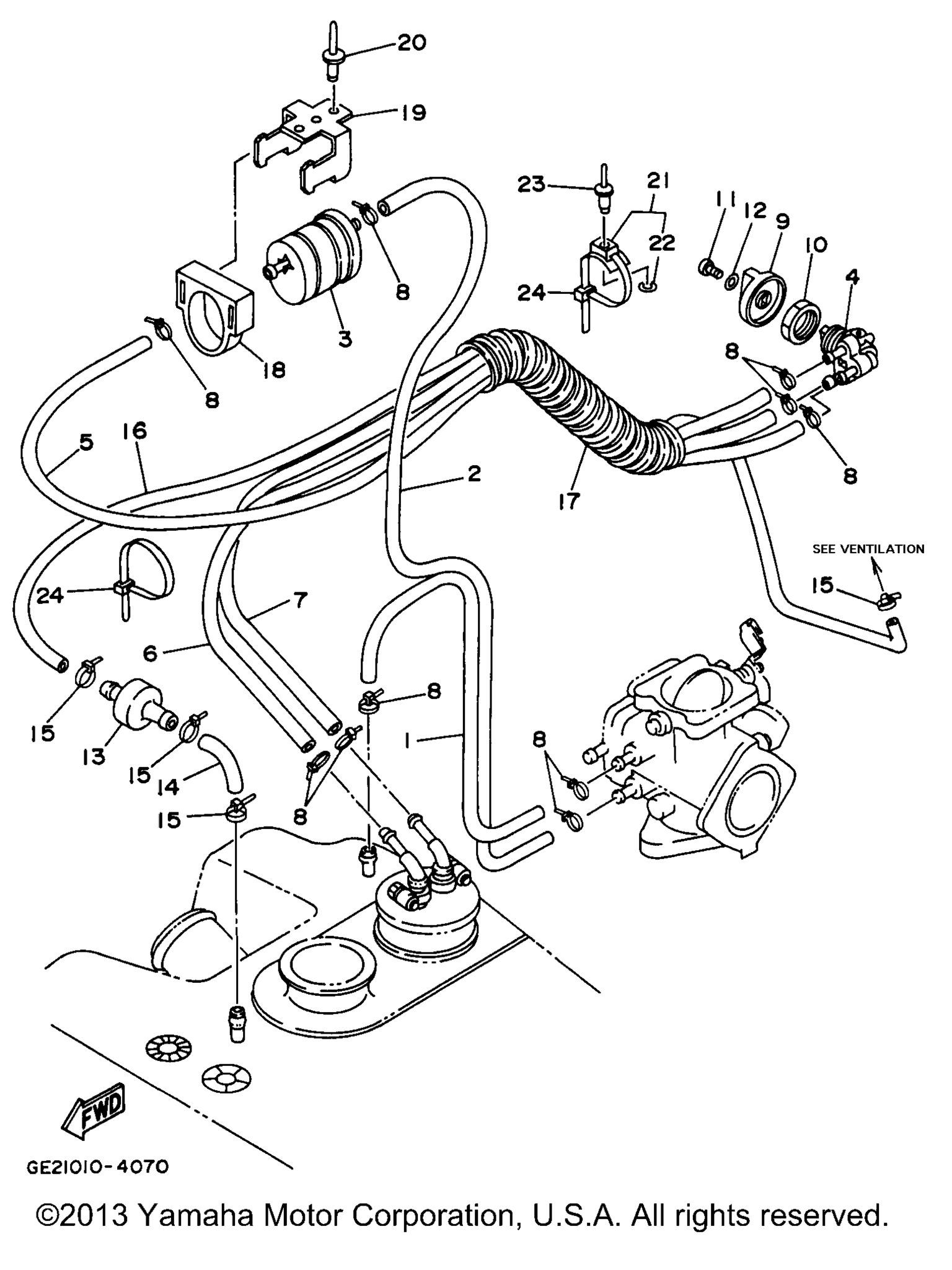 Схема узла Топливо