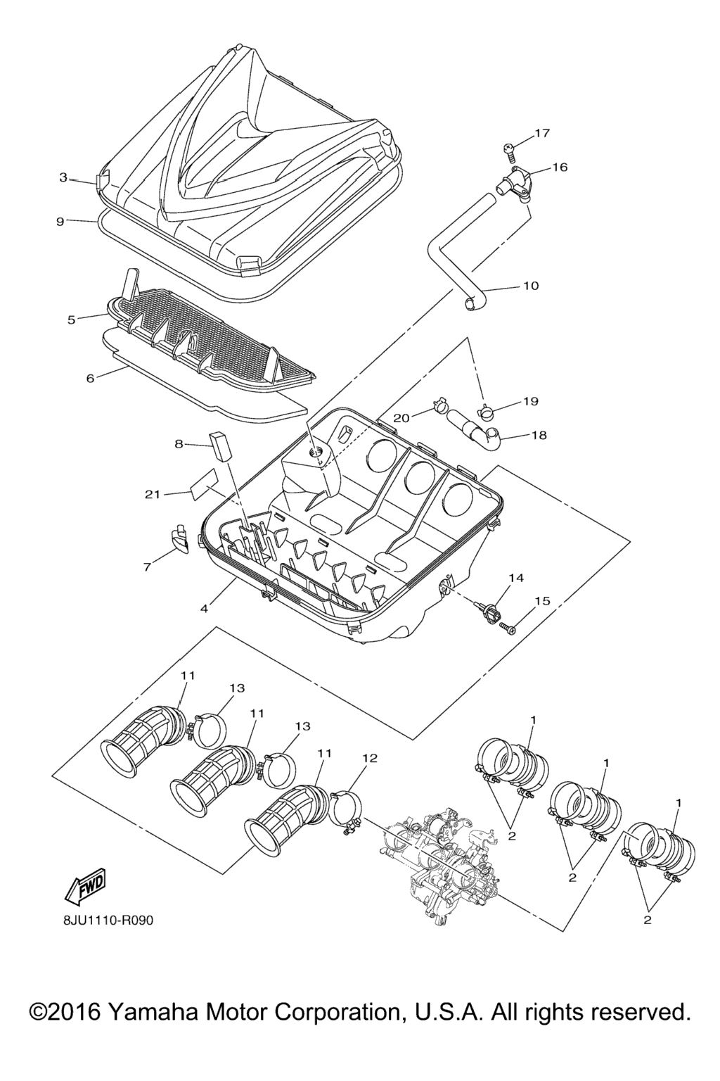 Схема узла Впуск