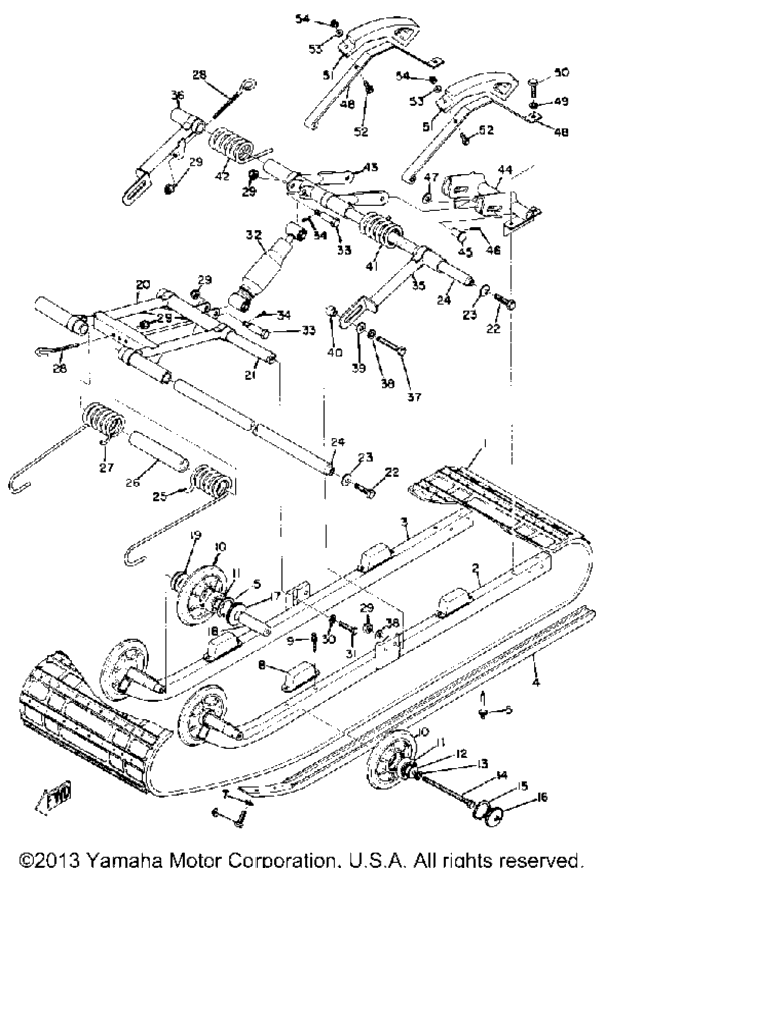 Схема узла Гусеница - Колесо Подвески
