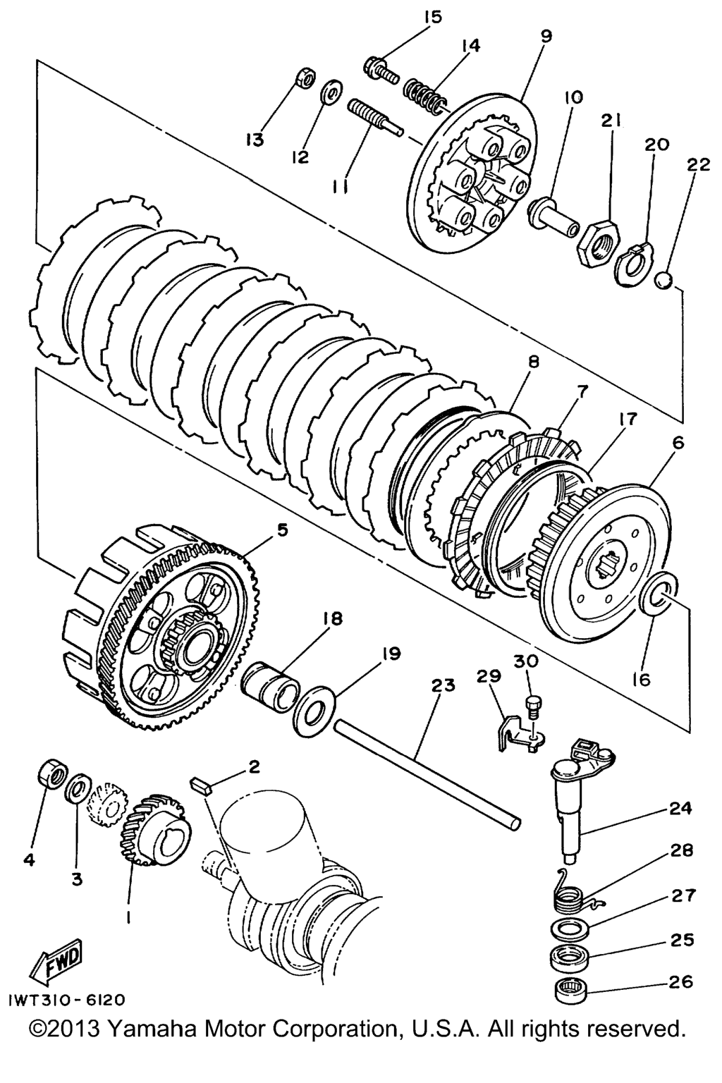 Схема узла Сцепление