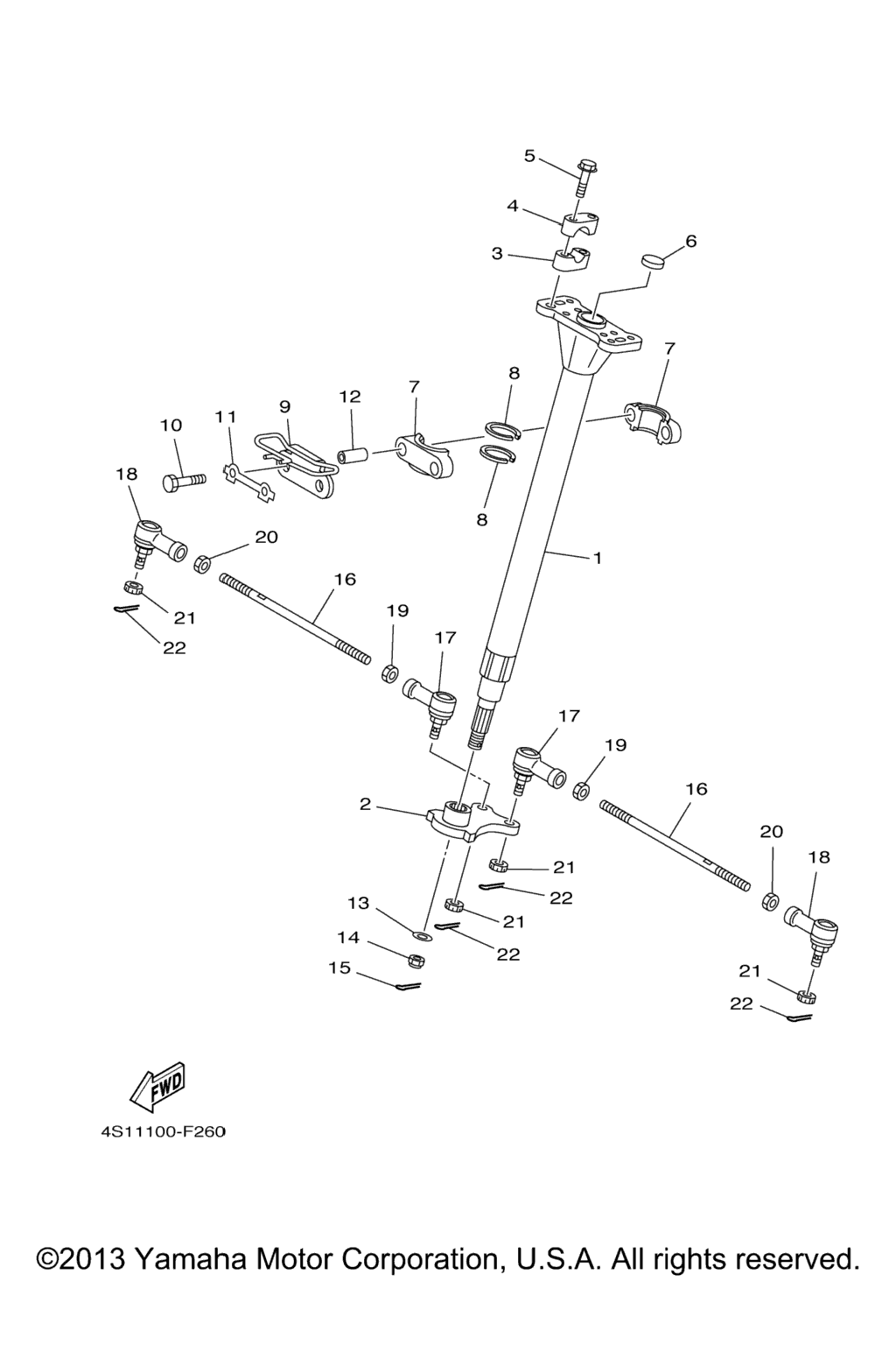 Схема узла Рулевая Система