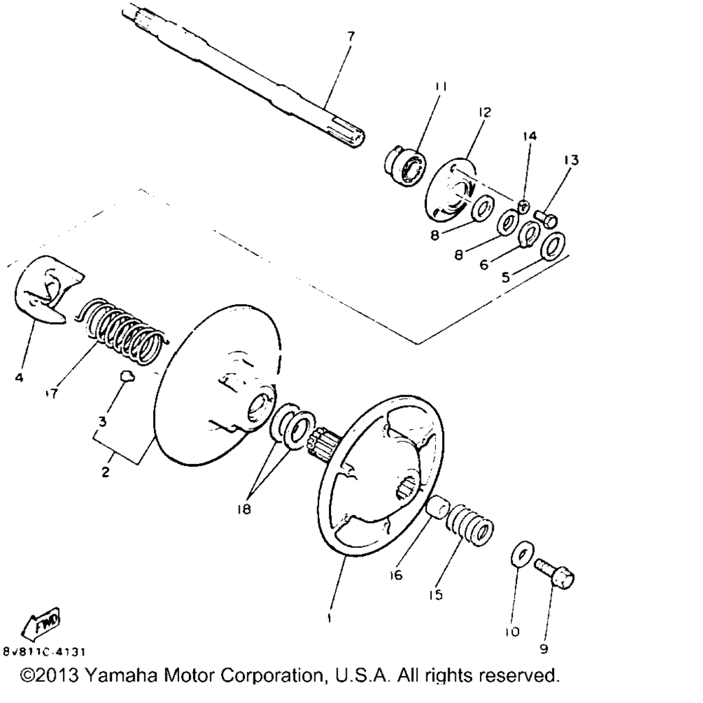 Схема узла Вторичный Ползунец