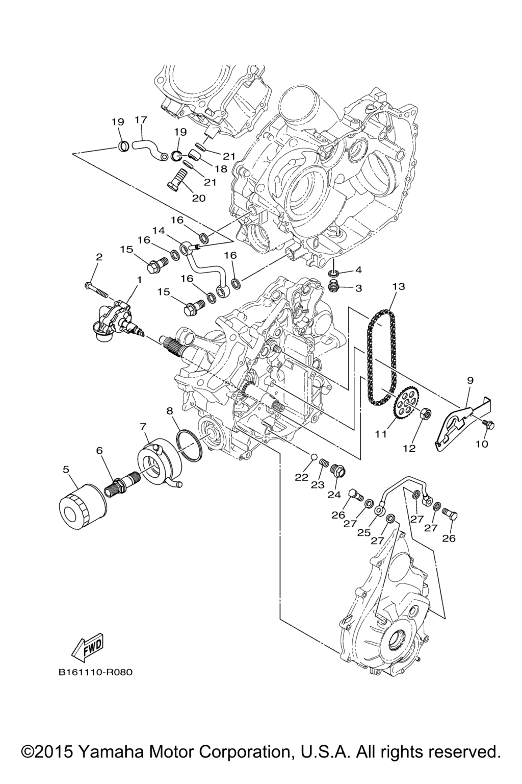 Схема узла Масляные Насосы