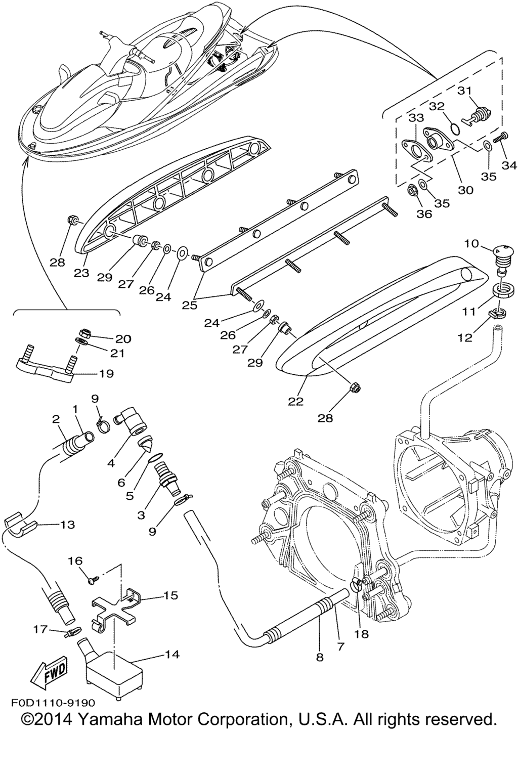 Схема узла Корпус Палуба
