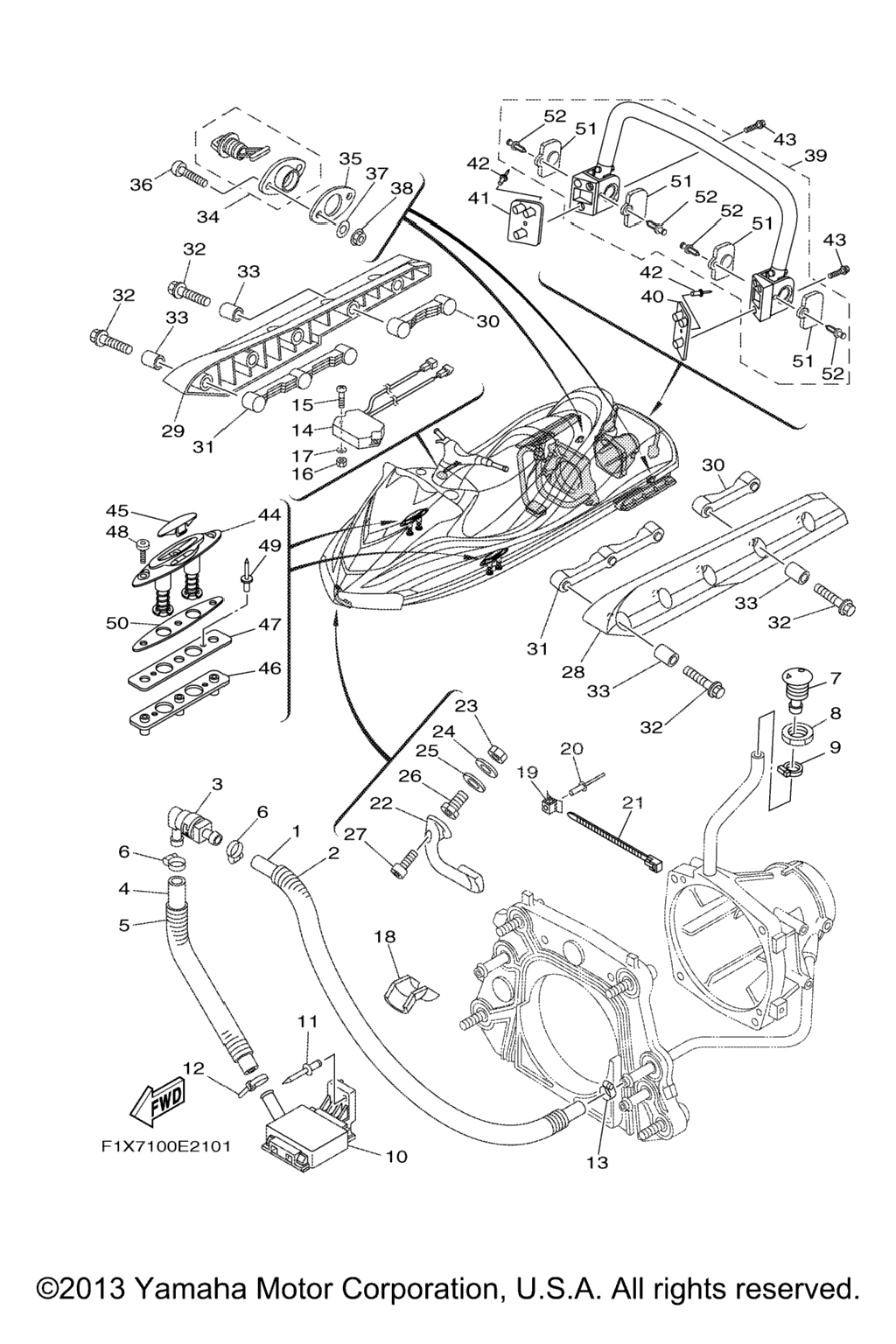 Схема узла Корпус Палуба
