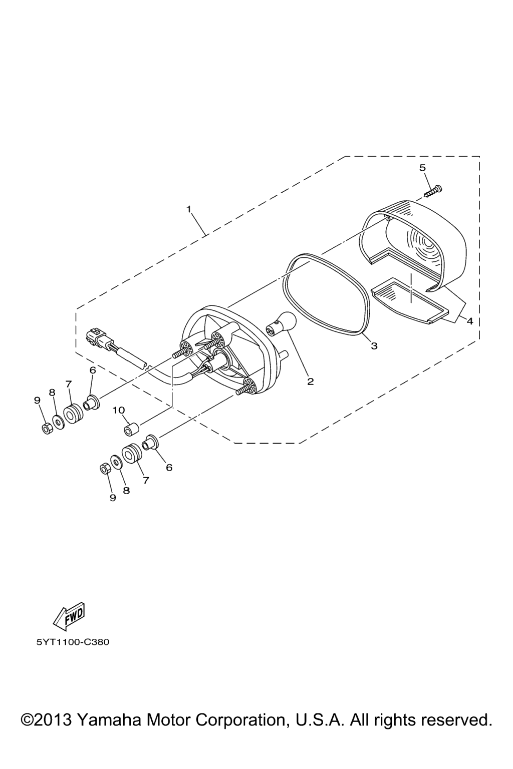 Схема узла Задние Фонари