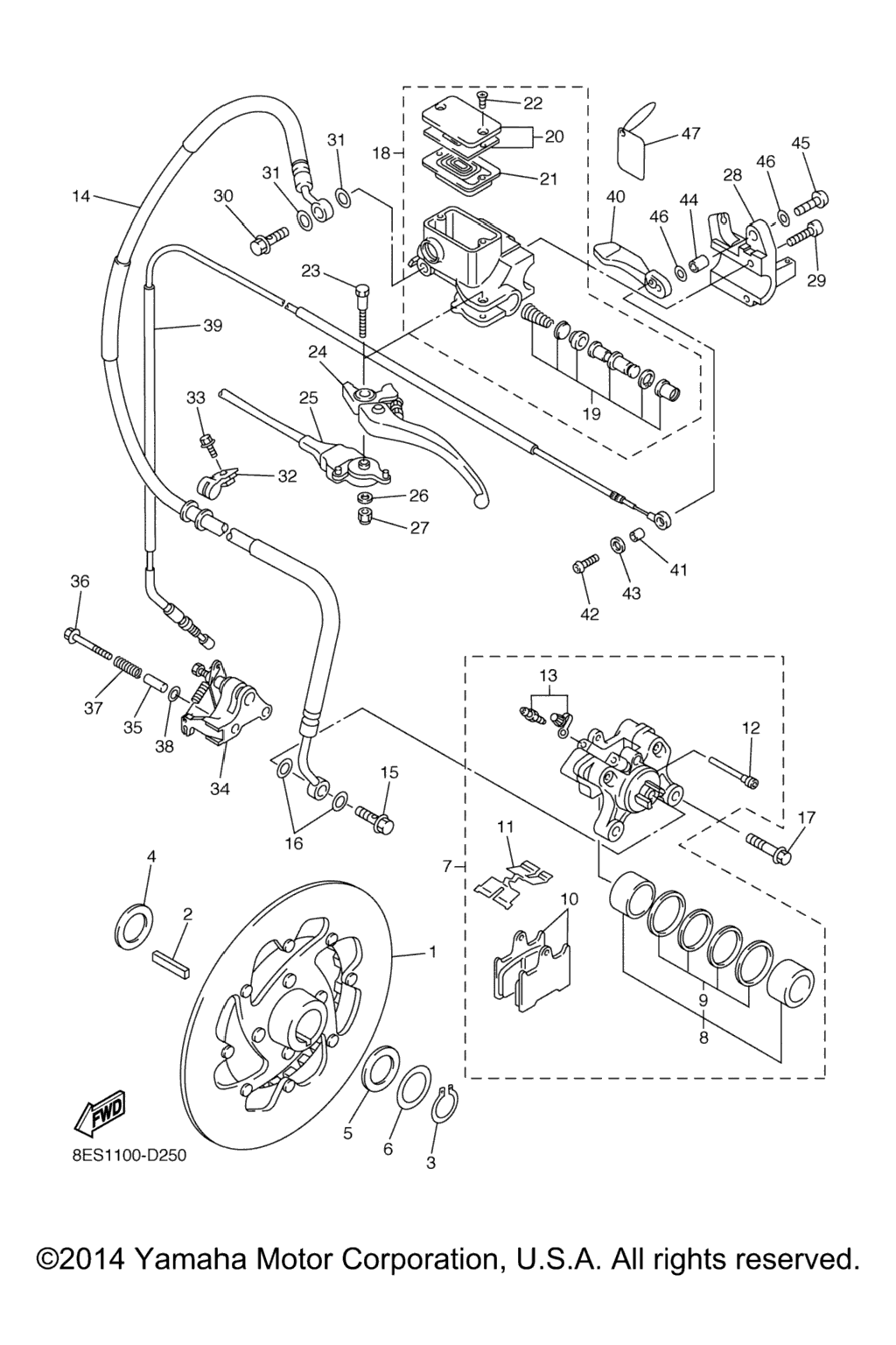 Схема узла Тормоза