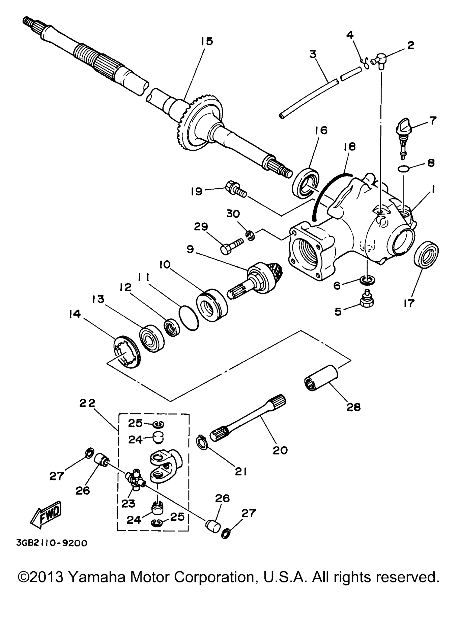 Схема узла Вал Привода