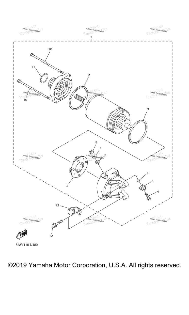Схема узла Стартер