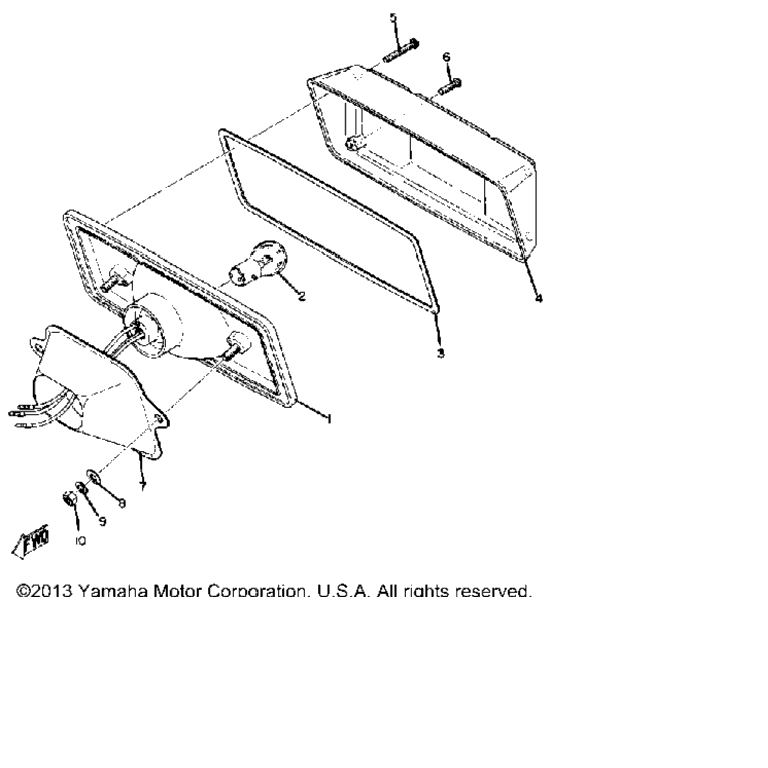 Схема узла Задний Фонарь