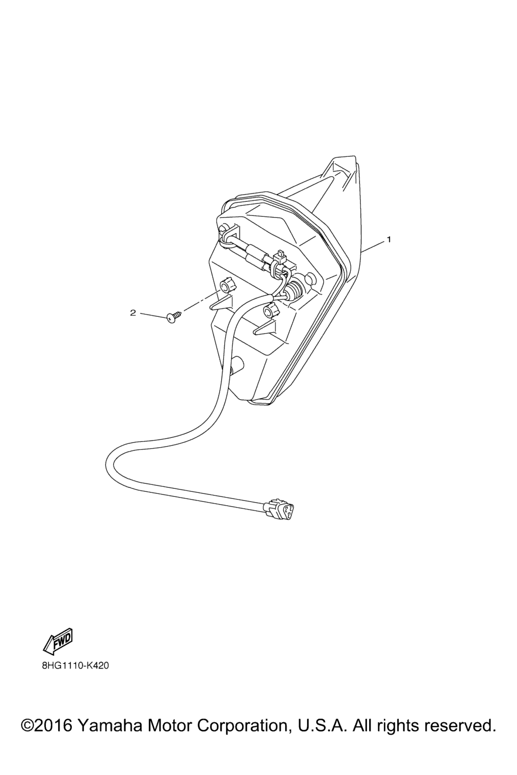 Схема узла Задние Фонари