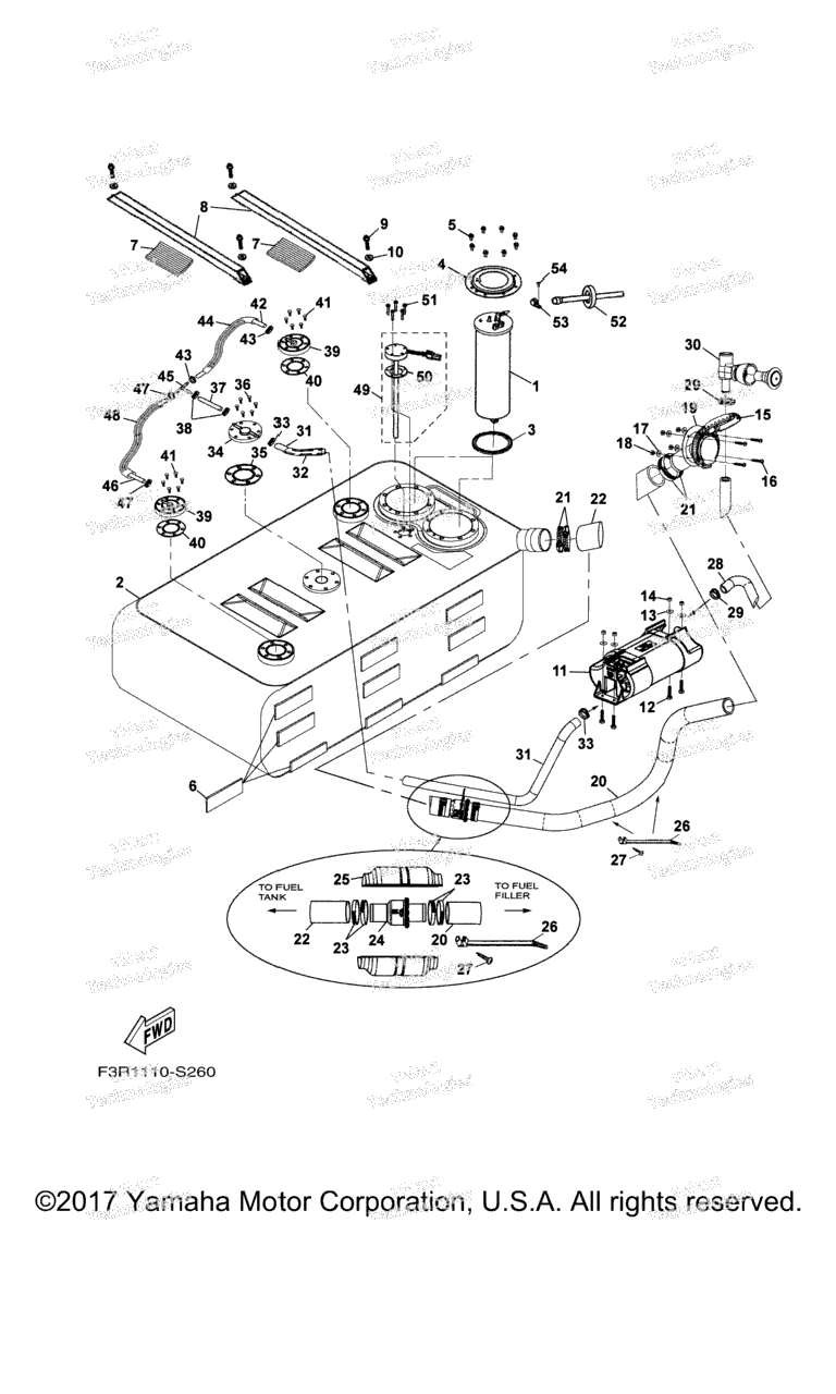 Схема узла Топливные Баки