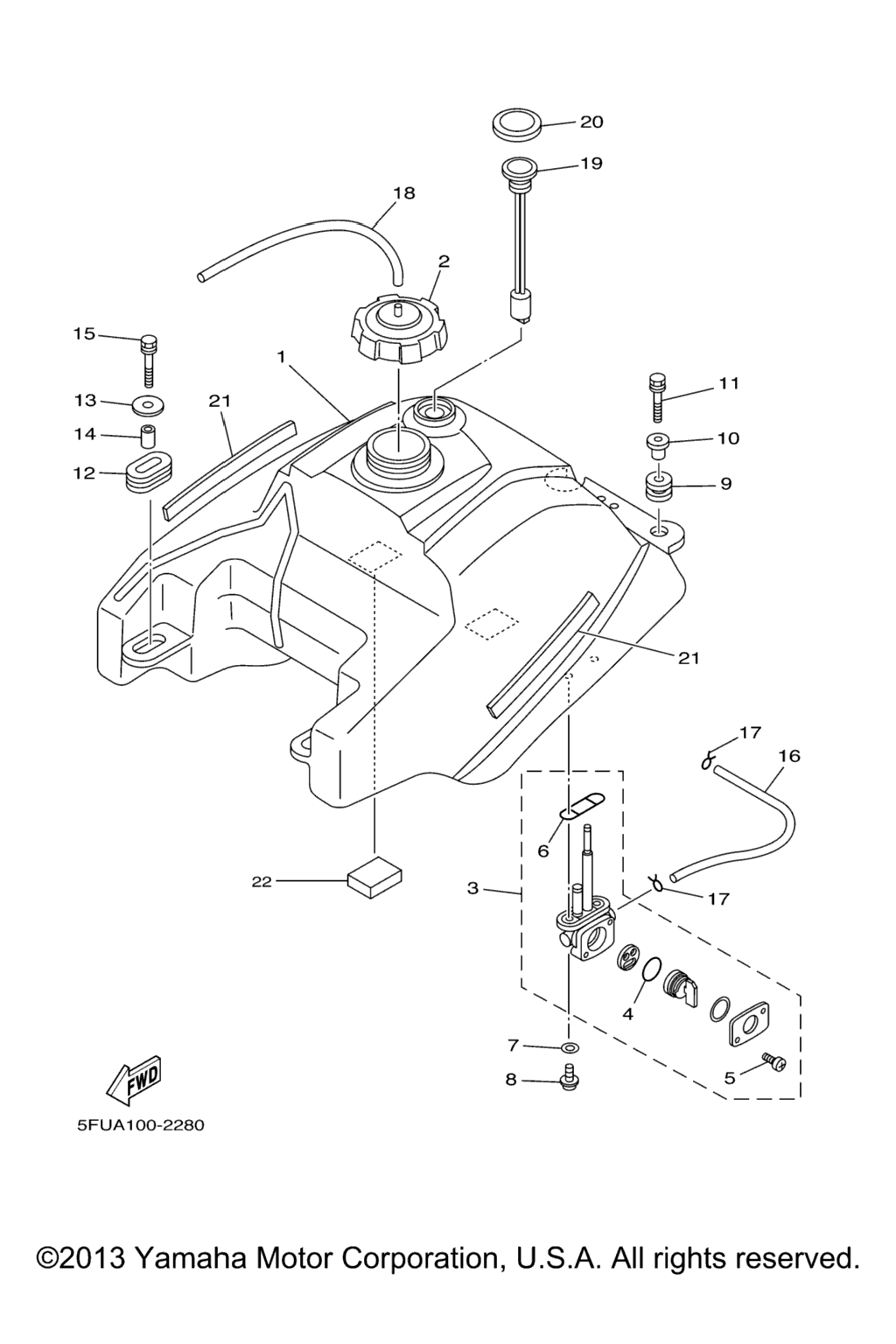 Схема узла Топливные Баки