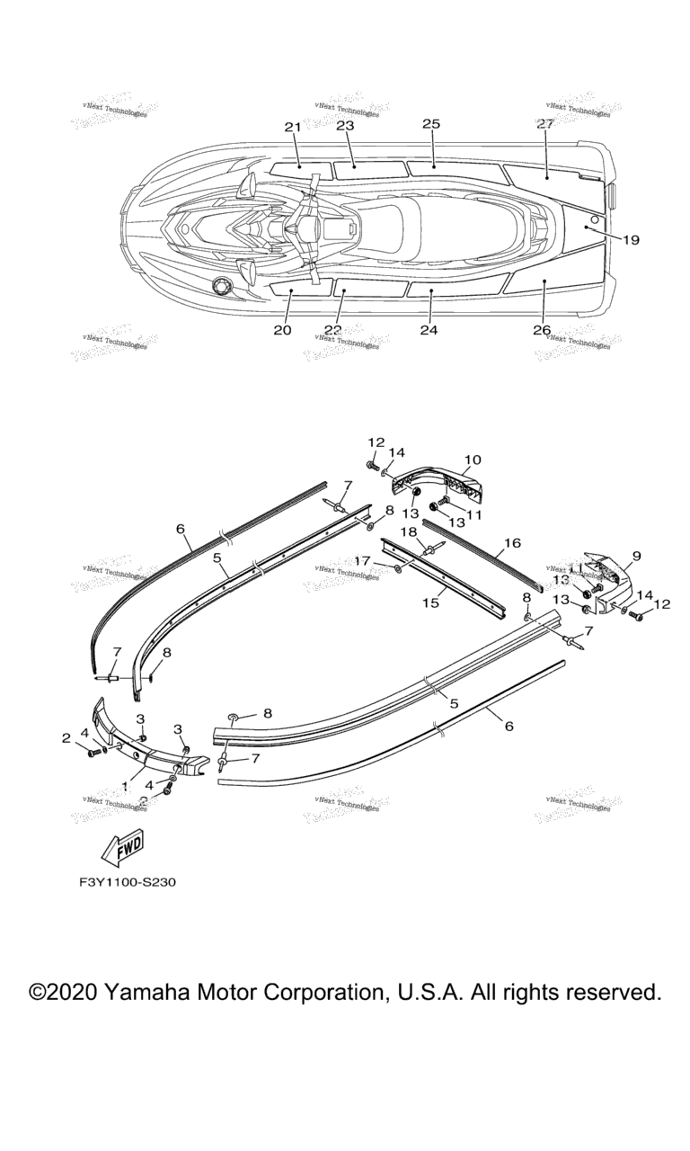 Схема узла Бортовая Часть И Коврики