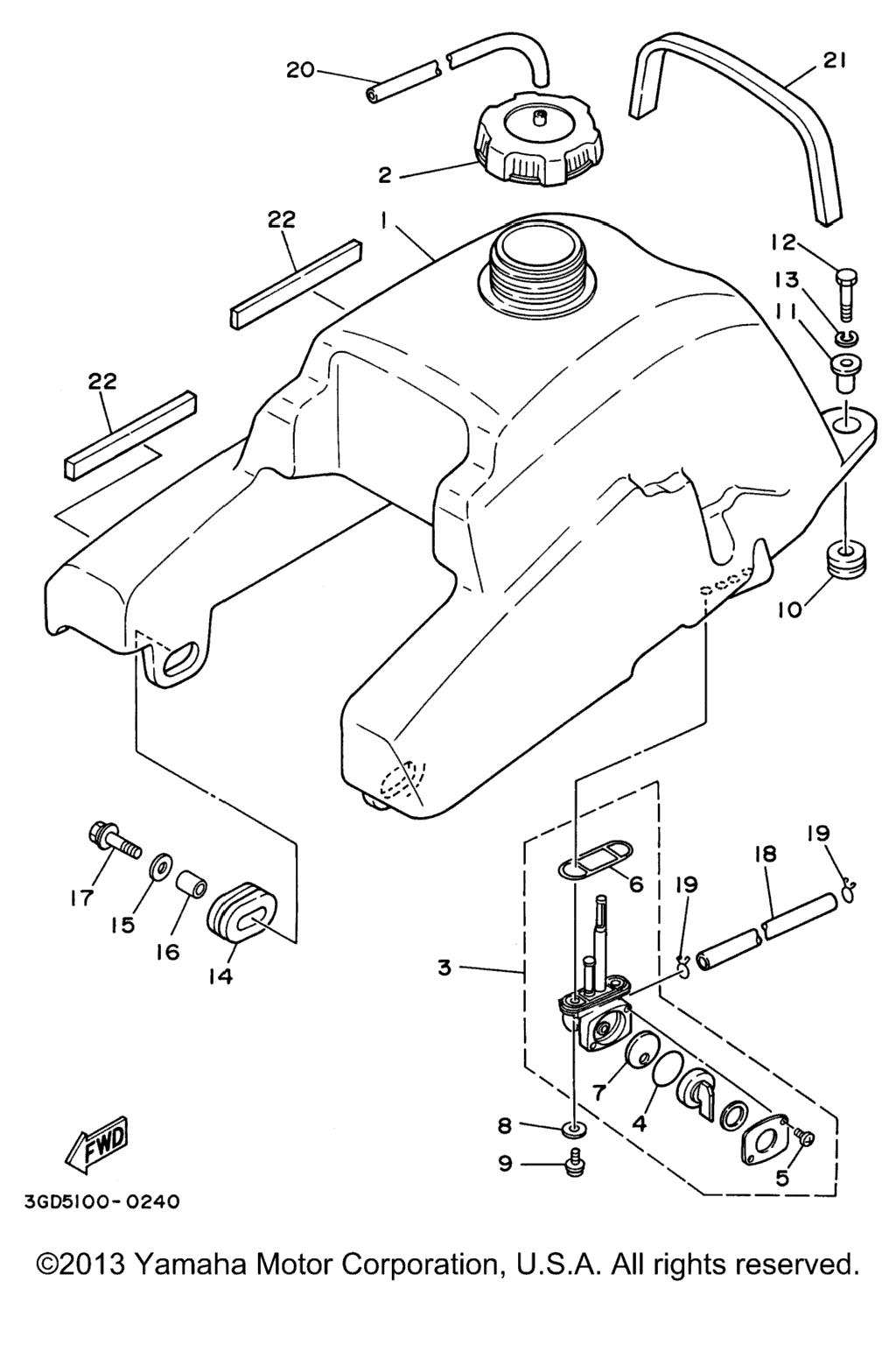Схема узла Топливные Баки