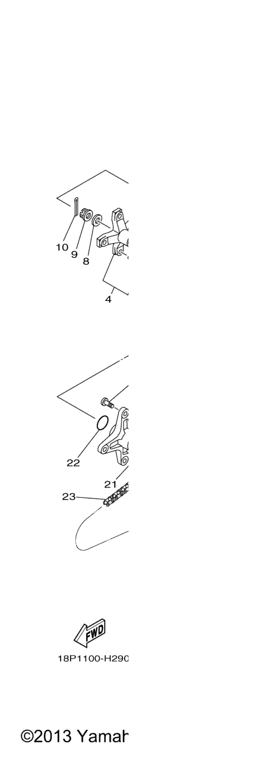 Схема узла Задние Колеса