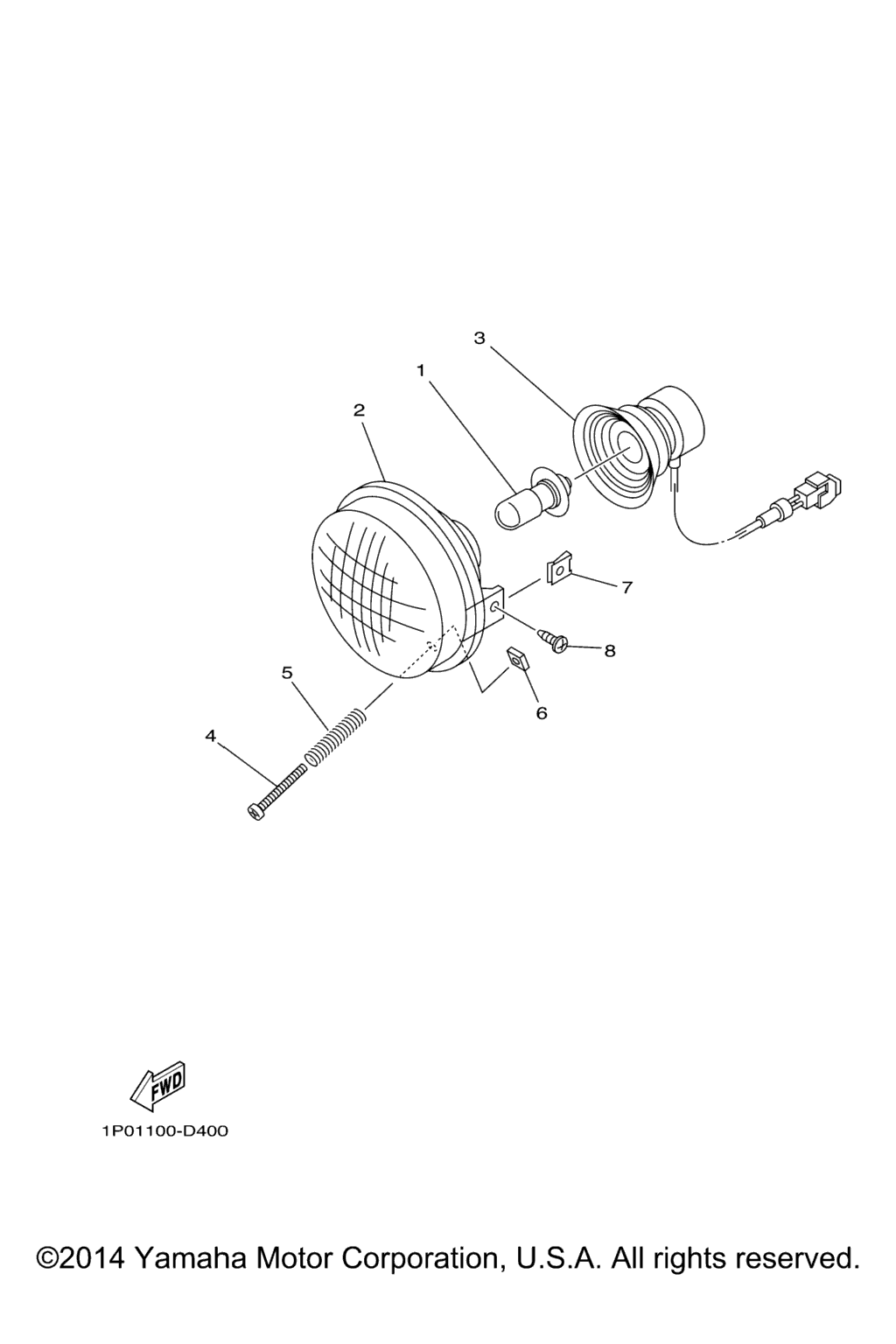 Схема узла Фары