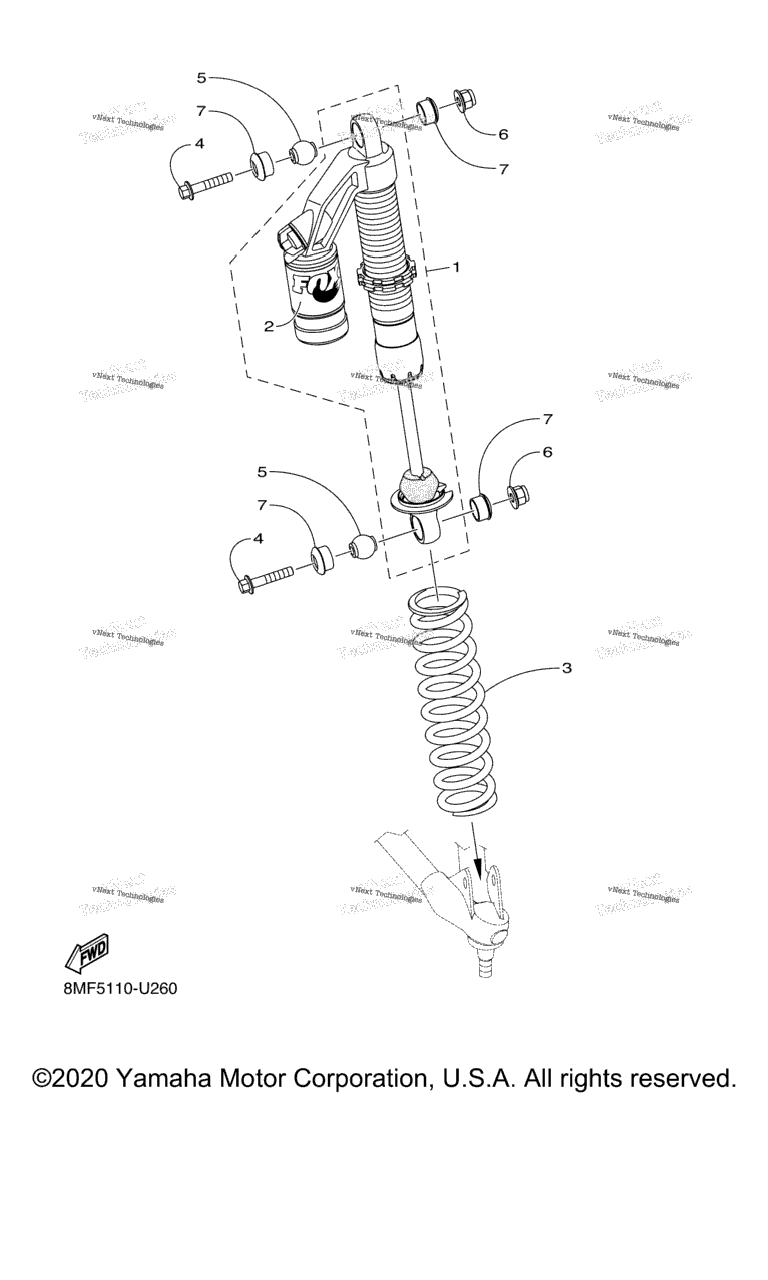 Схема узла Передняя Подвеска 2