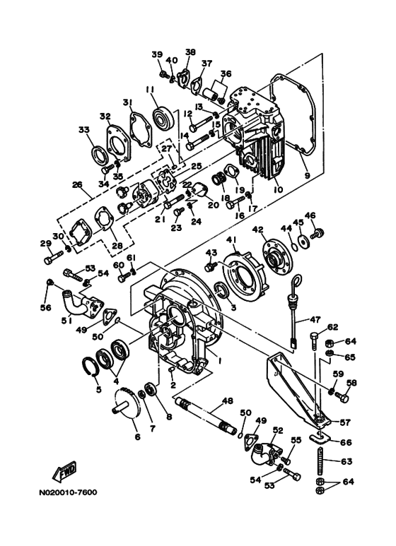 Схема узла Гидромуфта (Hp16-B) Для Yamaha Md855Kuh