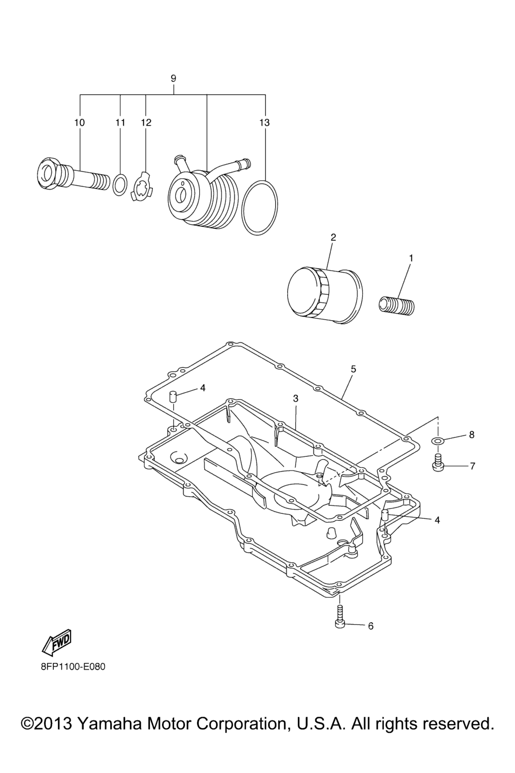 Схема узла Масляный Фильтр