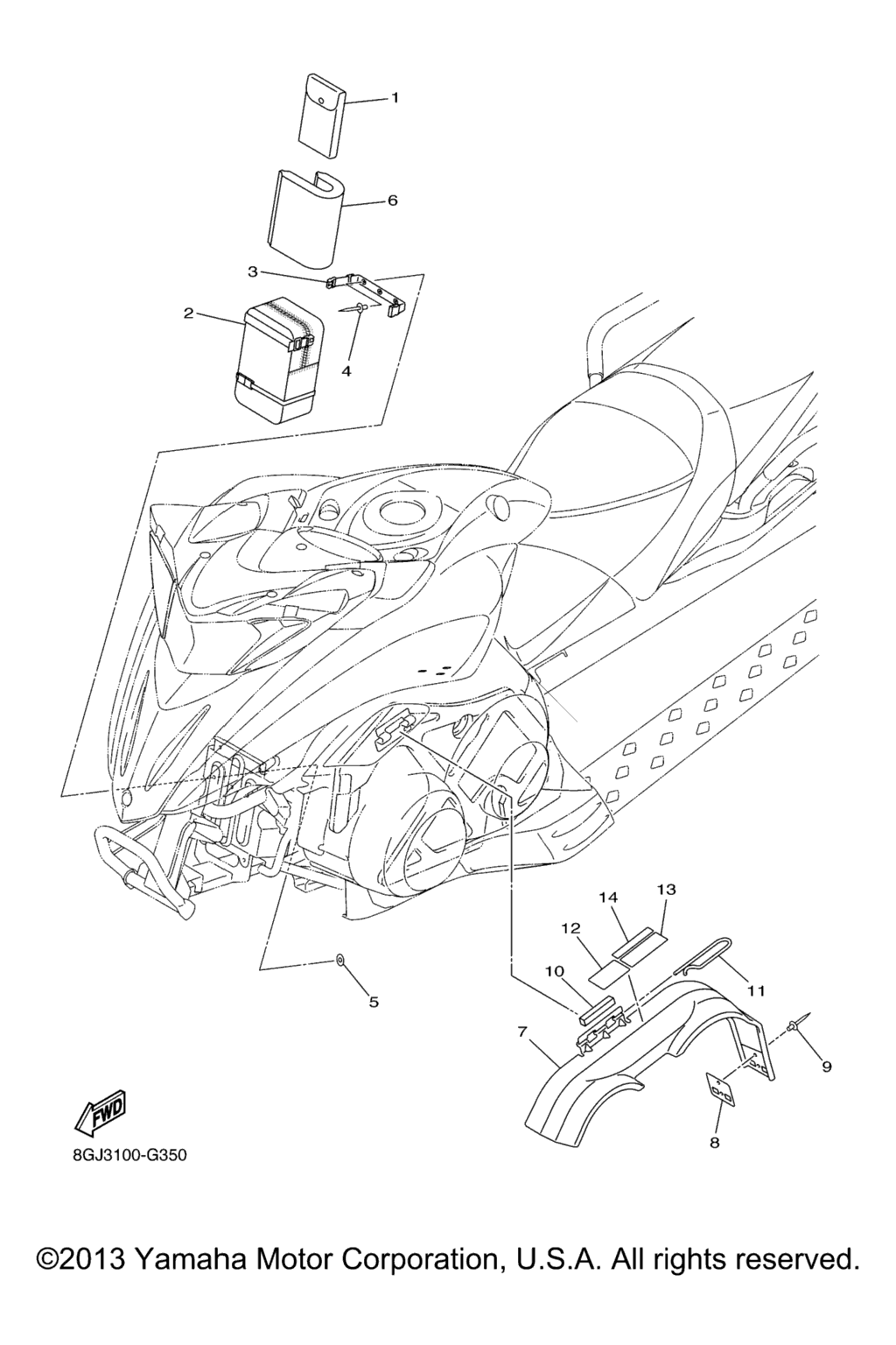 Схема узла Защитный Короб Для Багажа
