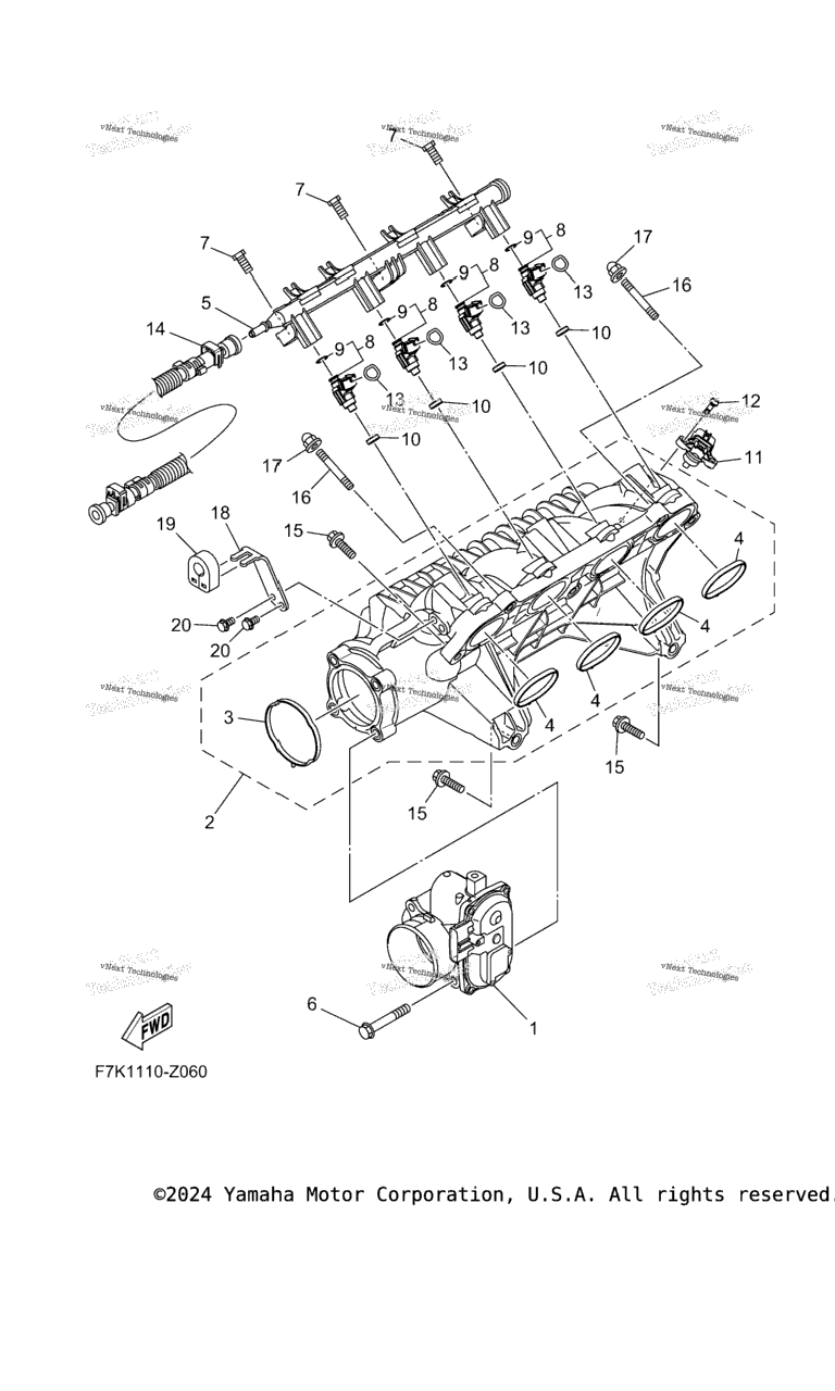 Схема узла Впуск 1