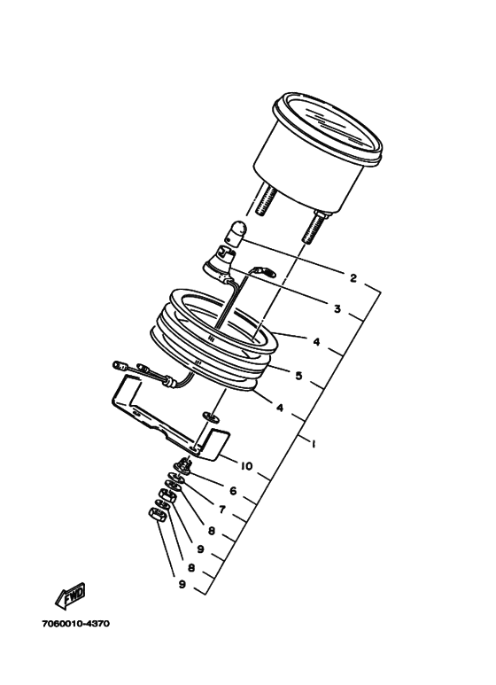 Схема узла ｳｫｰﾀﾃﾝﾊﾟﾚﾁｬ Для Yamaha Md20