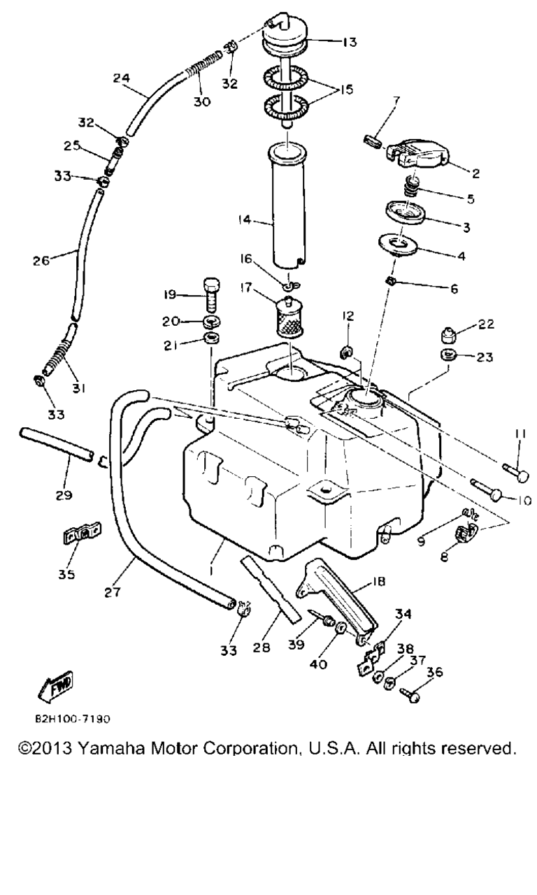 Схема узла Топливные Баки