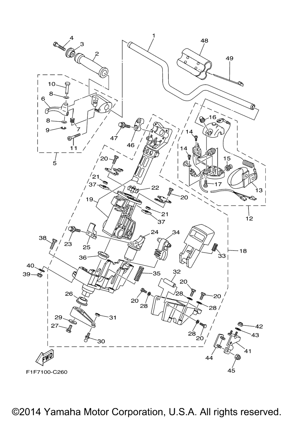 Схема узла Рулевое Управление 1