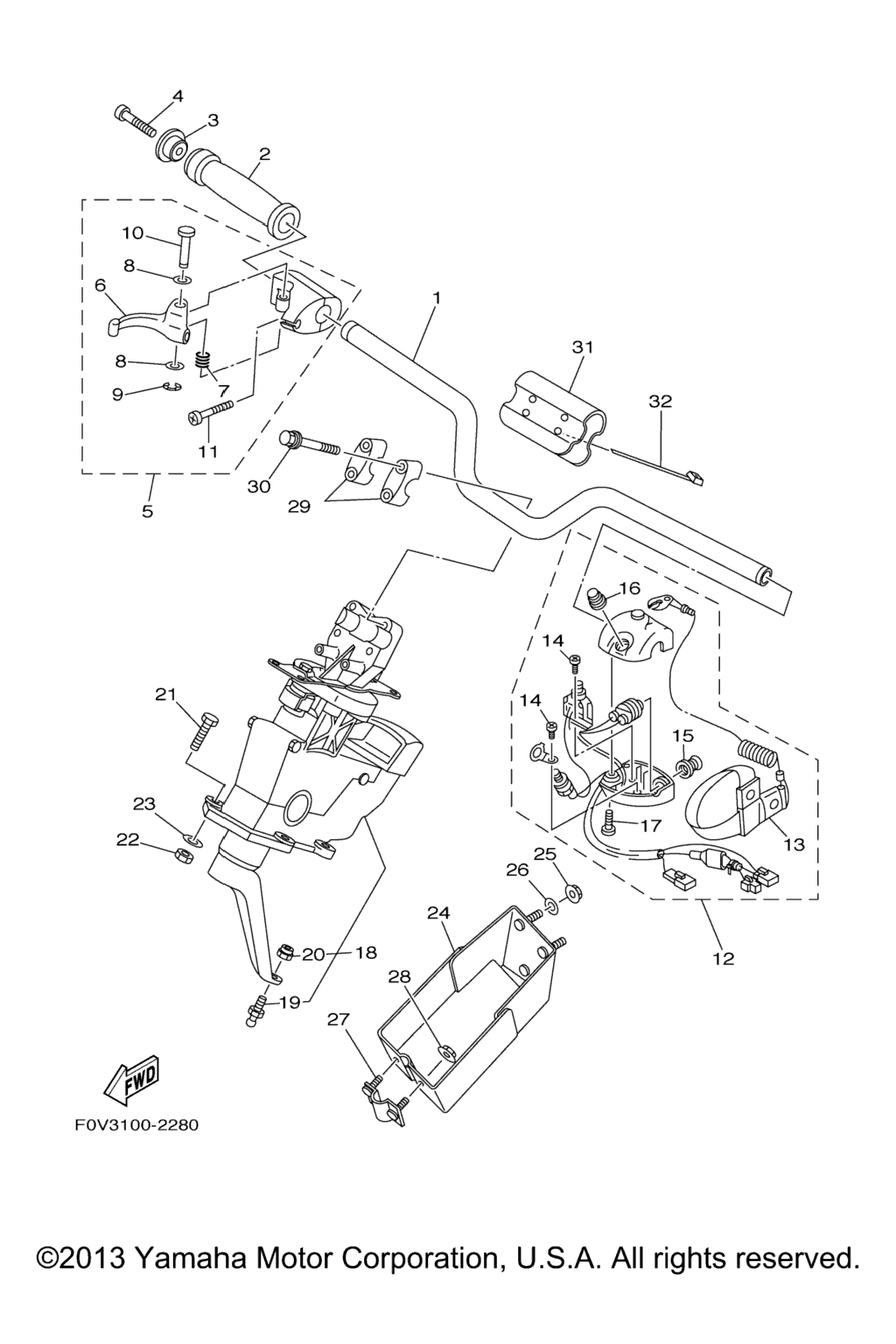 Схема узла Рулевое Управление 1