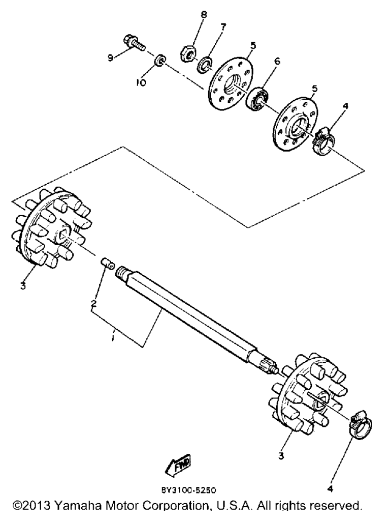 Схема узла Привод Гусеницы 1