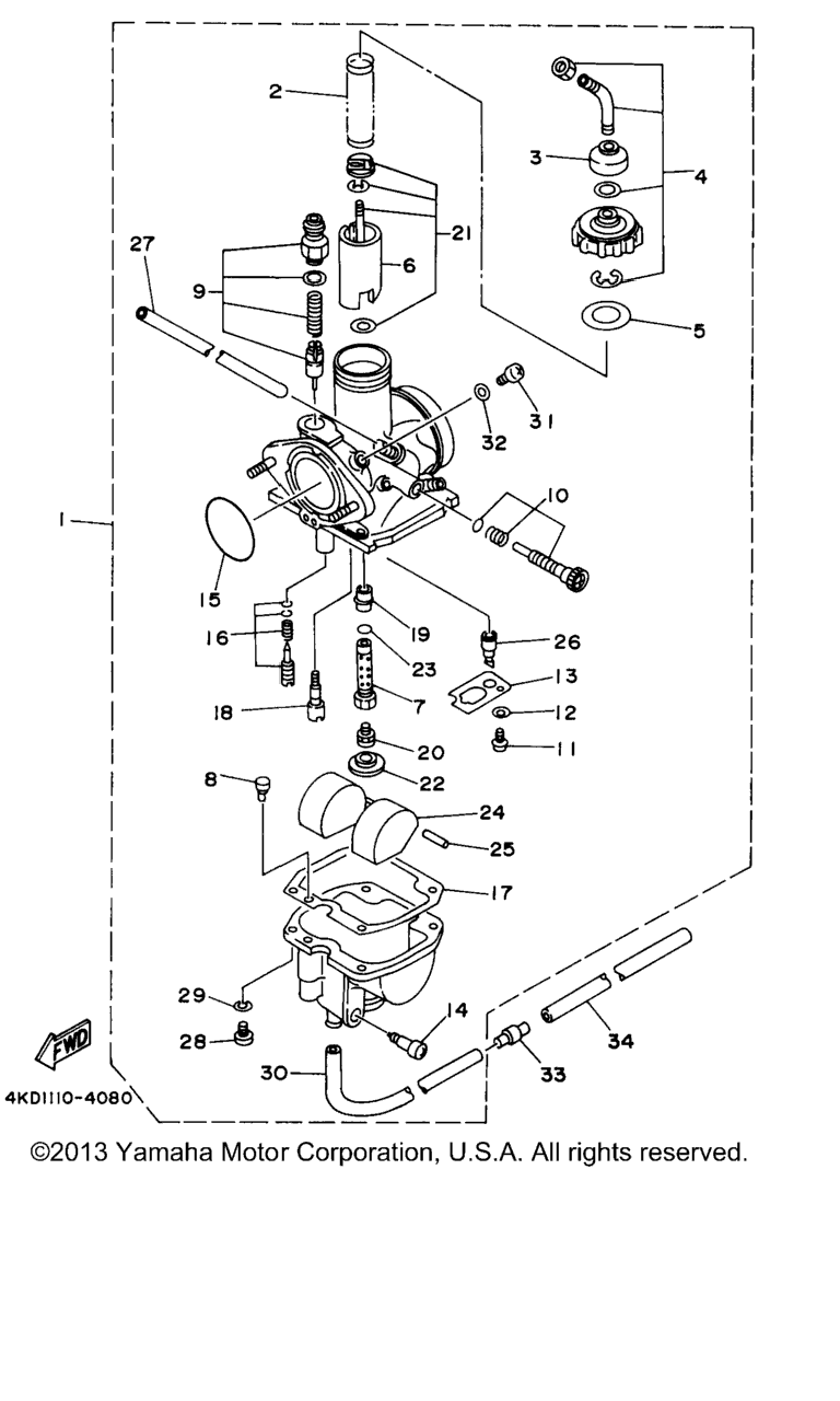 Схема узла Карбюраторы