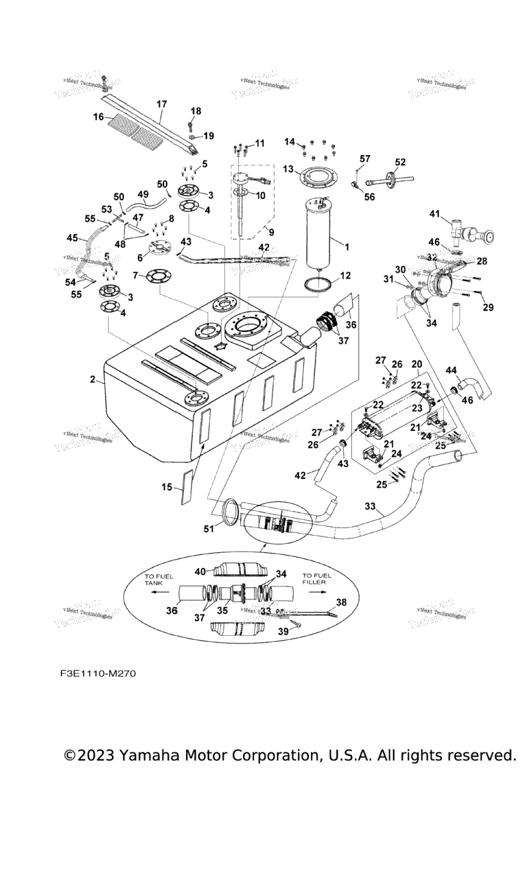 Схема узла Топливные Баки