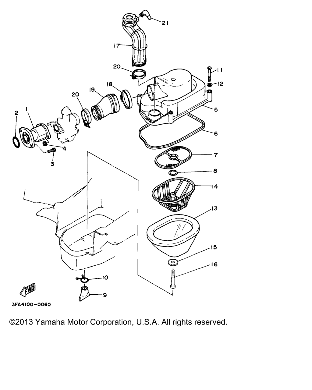 Схема узла Впуск