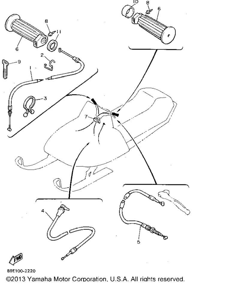 Схема узла Управляющий Трос
