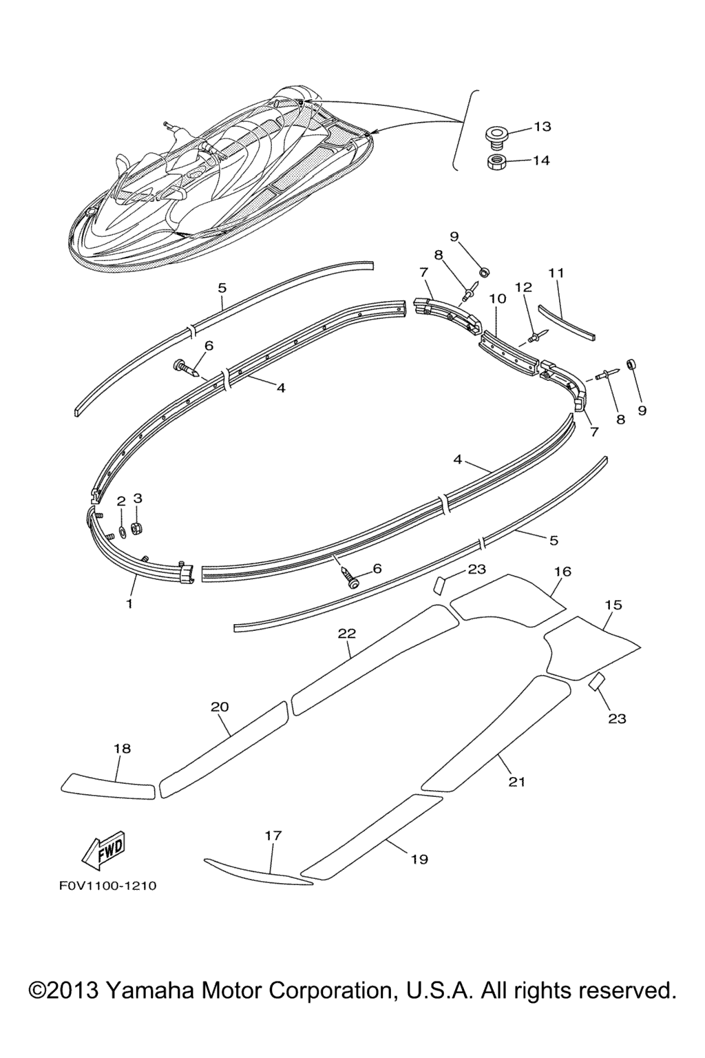 Схема узла Настил Бортовой Части
