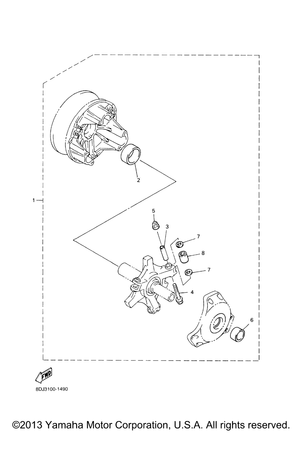 Схема узла Комплект Для Настройки Альтернативного Сцепления