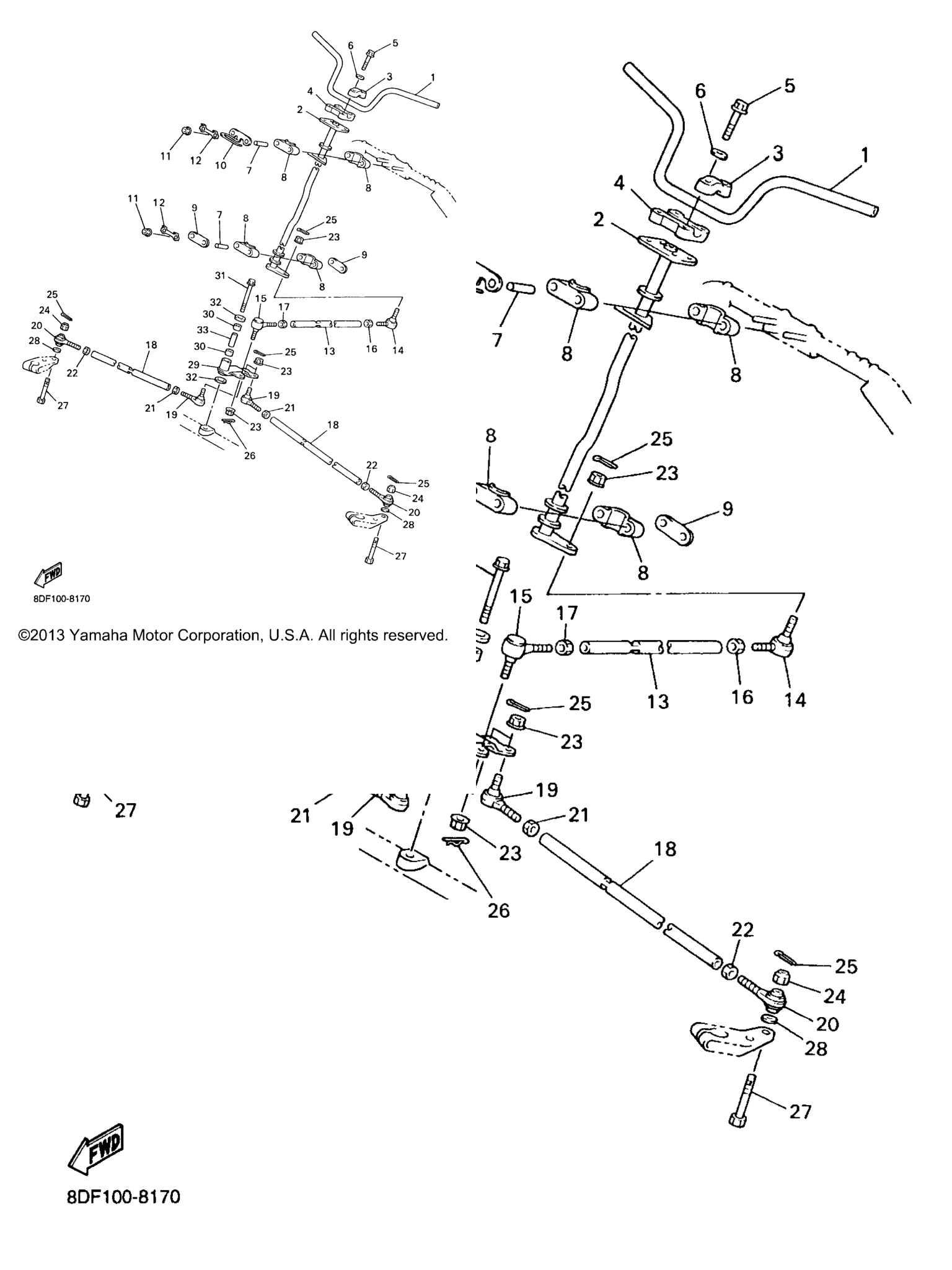 Схема узла Рулевая Система
