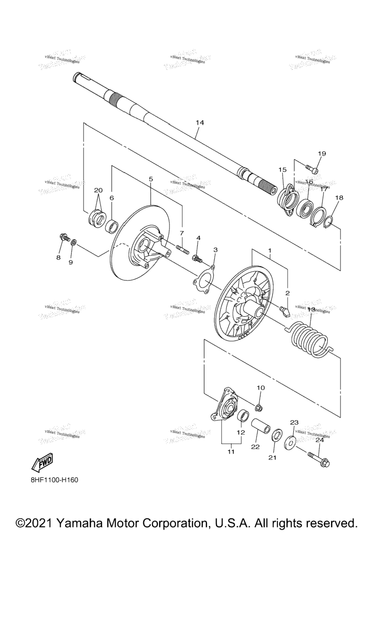 Схема узла Вторичный Ползунец