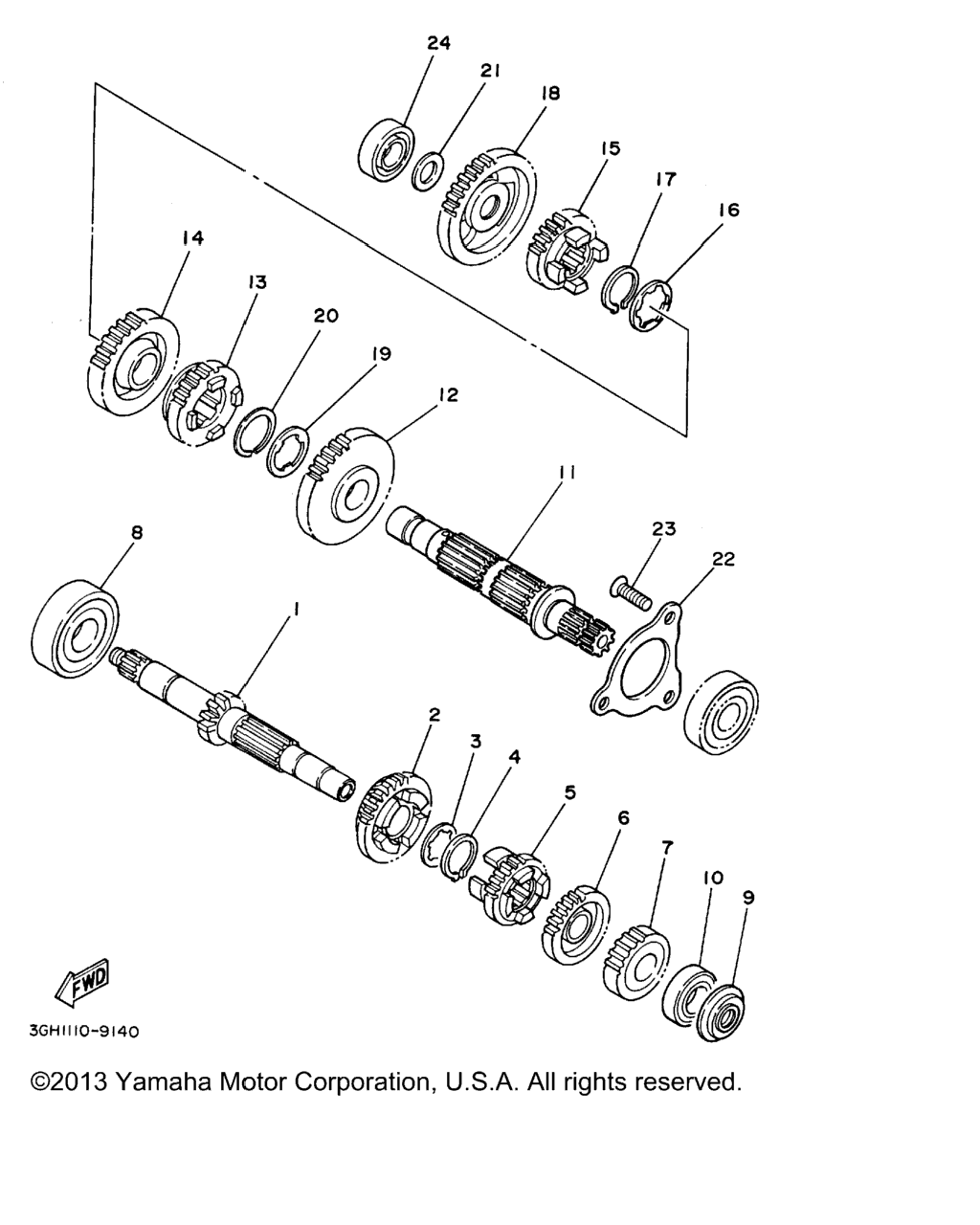 Схема узла Трансмиссии