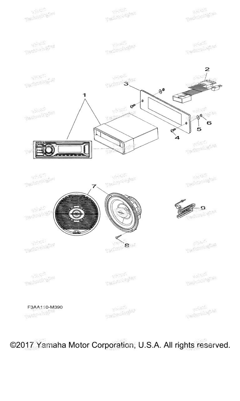 Схема узла Стереооборудование