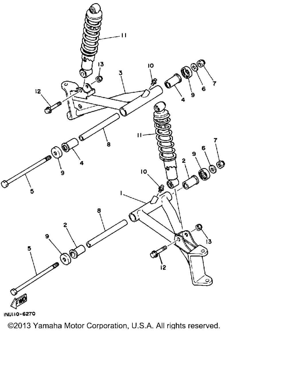 Схема узла Передняя Подвеска - Колесо