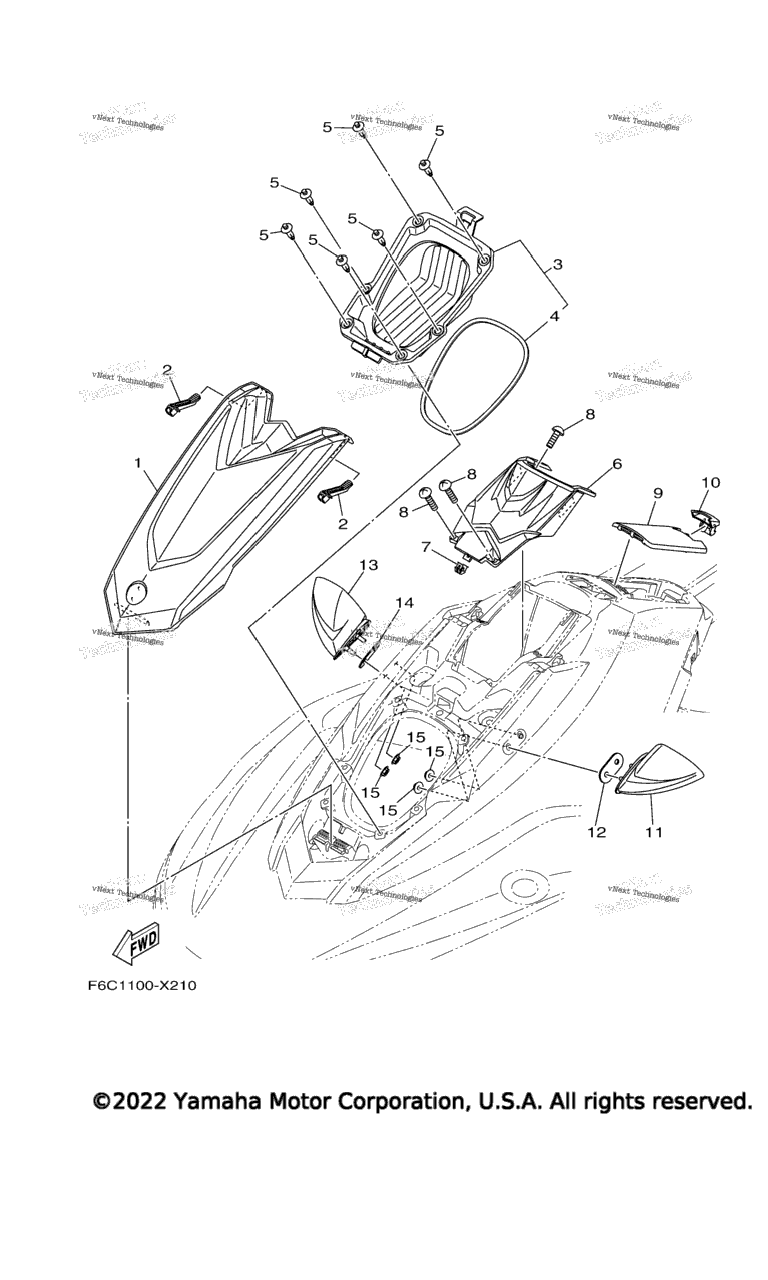 Схема узла Люки Двигателя 2