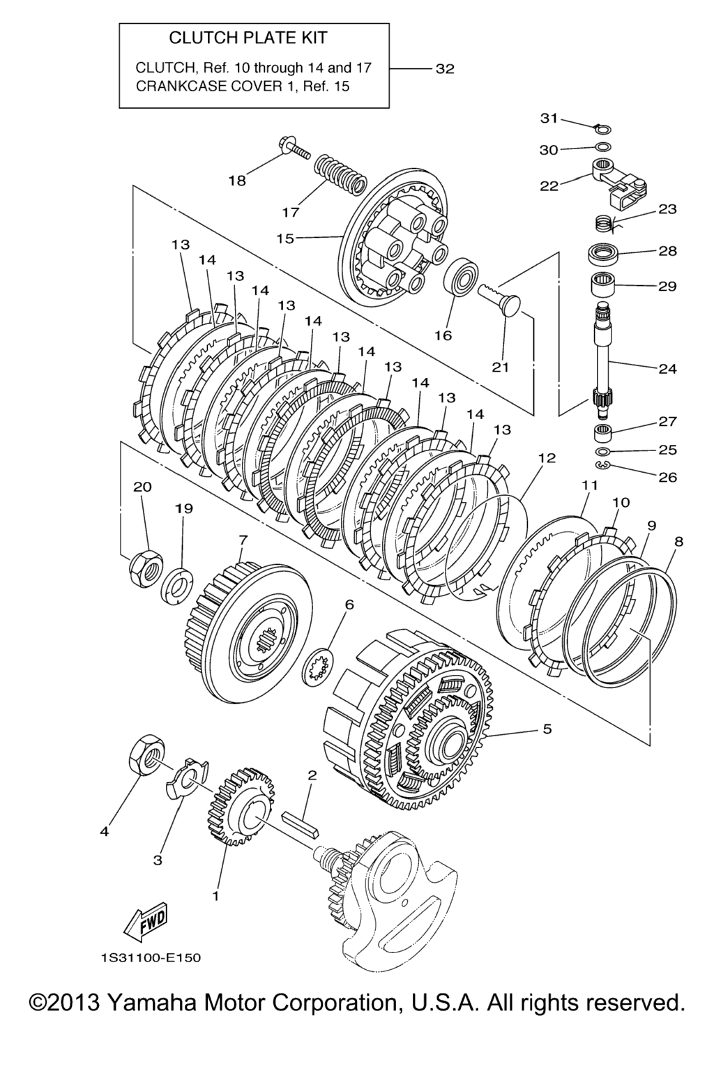 Схема узла Сцепление