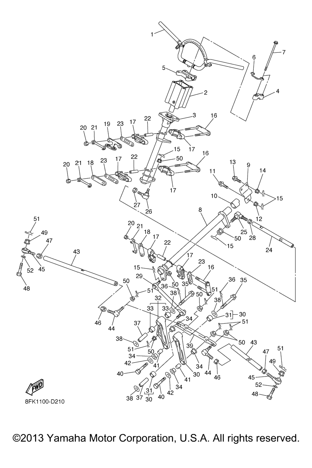 Схема узла Рулевая Система