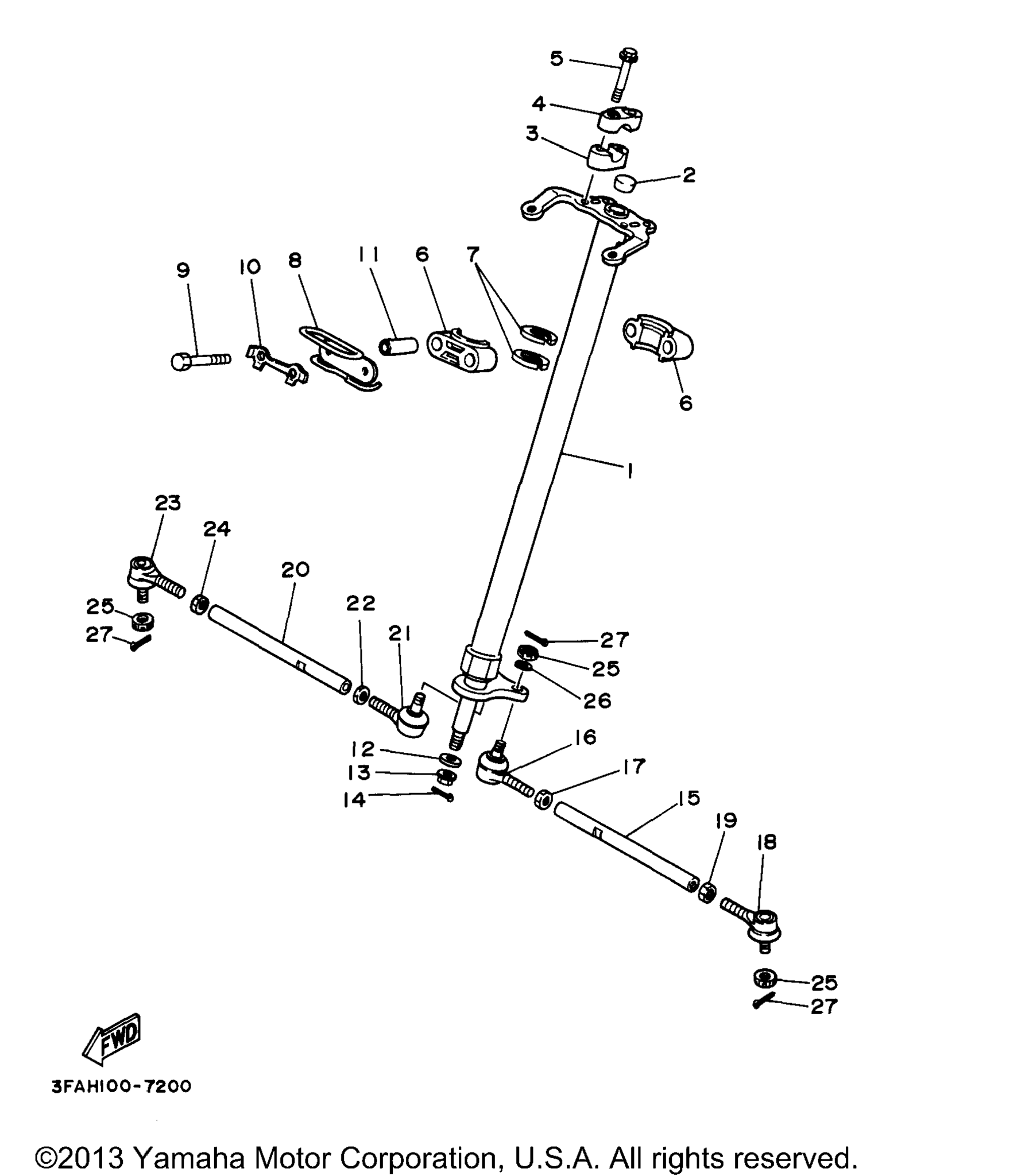 Схема узла Рулевая Система
