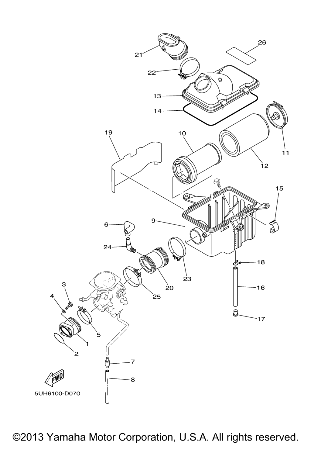 Схема узла Впуск